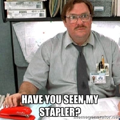 Have you seen my Stave stapler?
